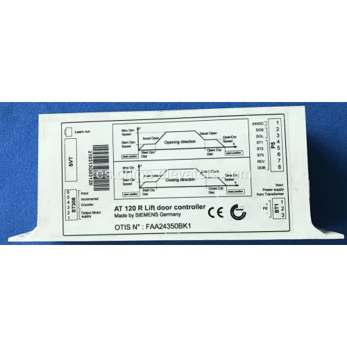 FAA24350BK1 OTIS AT120R Controlador de puerta de ascensor